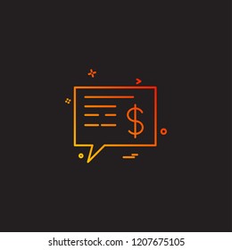 Messages icon design vector