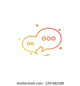 Messages icon design vector