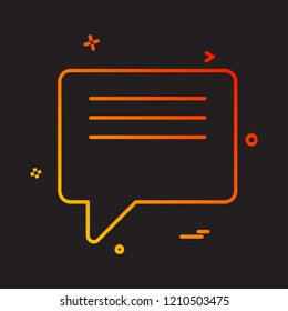 Messages icon design vector 