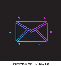 Messages icon design vector