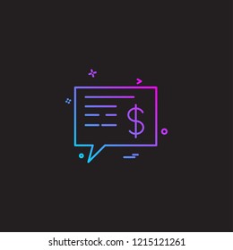Messages icon design vector