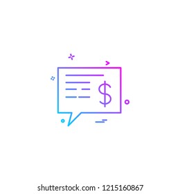 Messages icon design vector