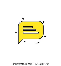 Messages icon design vector