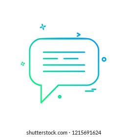 Messages icon design vector
