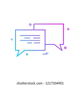 Messages icon design vector