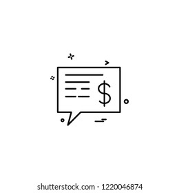 Messages icon design vector