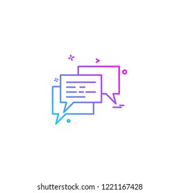 Messages icon design vector