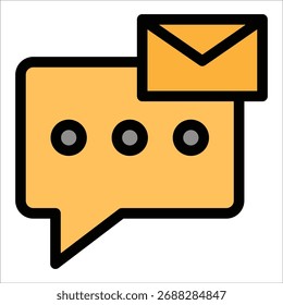 Messages Icon Element For Design