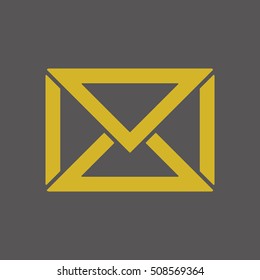  Messages  Icon. Flat design.