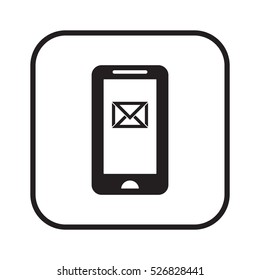  Messages  Icon. Flat design.