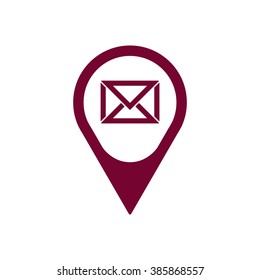   messages.   icon,  isolated. Flat  design.