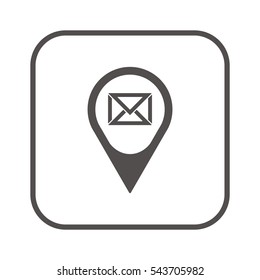  Messages  icon, isolated. Flat  design. 