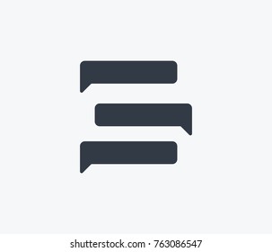 messages icon isolated on clean background messages icon concept sign for your web site, mobile, logo, app and ui design messages icon vector illustration