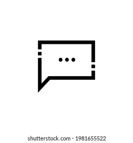 Messages icon. SMS icon. Using the SMS concept. Can be used for advertising purposes. Can be used for apps and communication. Vector EPS 10.