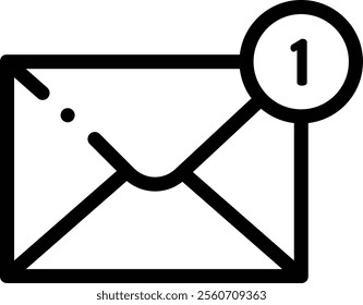 messages icon. Thin Linear Style Design Isolated On White Background
