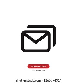 Messages icon vector
