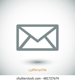 messages icon, vector best flat icon, EPS