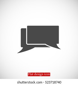 messages icon, vector best flat icon, EPS