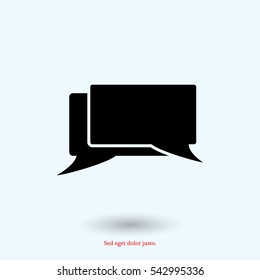 messages icon, vector best flat icon, EPS