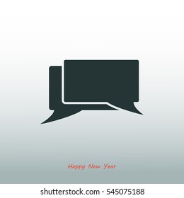 messages icon, vector best flat icon, EPS