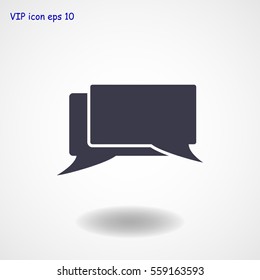 messages icon, vector best flat icon, EPS