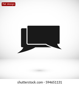 messages icon, vector best flat icon, EPS