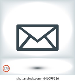 messages icon, vector best flat icon, EPS