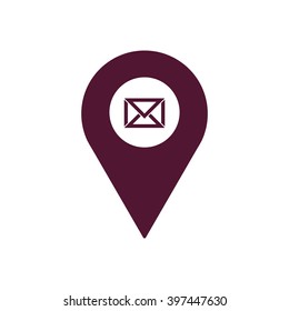  messages.  Icon, vector illustration. Flat design  