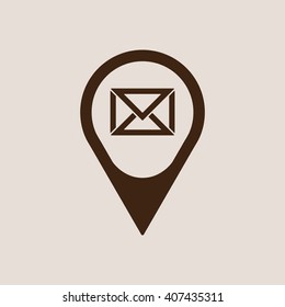   messages.  icon, vector illustration. Flat design  