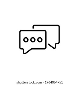 Messages icon in vector. Logotype