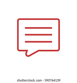 Messages isolated on white