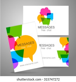 Messages - logo. The idea for the design of the mark. Logo for chat, social networking site, a Foreign Language School, email correspondence, and others.