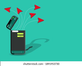 Messages pass into the hands of others from inside the phone with the security gap. Changes in the confidentiality agreements and security vulnerabilities of the phone messaging application. 