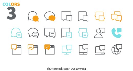 Messages UI Pixel Perfect Well-crafted Vector Thin Line Icons 48x48 Ready for 24x24 Grid for Web Graphics and Apps. Simple Minimal Pictogram Part 2-5