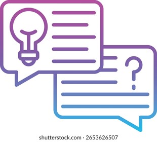 Icono de Vector de mensajes. Se puede utilizar para aplicaciones de impresión, móviles y de Web.