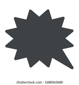 icono negro de mensajería en fondo blanco