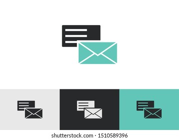 Messaging chat icon - Communication sign vector