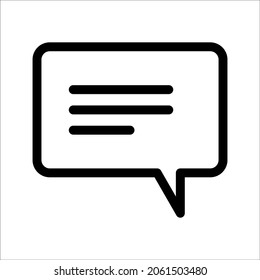 messaging and conversation icon, can use on mobile application, website and any other. vector illustration isolated on white background