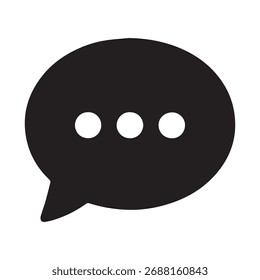 Mensajería o Símbolo de conversación – Escribir puntos