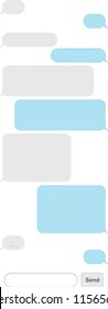 Messaging dialog. Vector Illustration