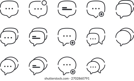 Icono de mensajería con estilo roto V.1