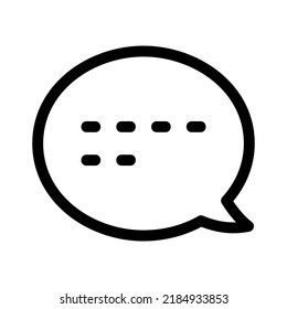 Messaging-Symbol oder Logo einzeln auf Zeichen, Vektorgrafik - Vektorsymbole in hoher Qualität
