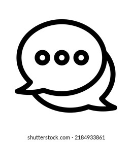 messaging icon or logo isolated sign symbol vector illustration - high quality black style vector icons
