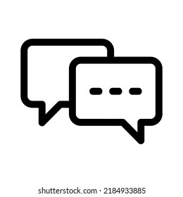 messaging icon or logo isolated sign symbol vector illustration - high quality black style vector icons

