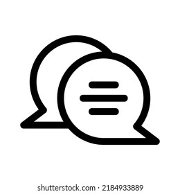 messaging icon or logo isolated sign symbol vector illustration - high quality black style vector icons
