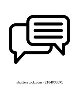 icono de mensajería o logotipo símbolo de signo aislado ilustración vectorial - iconos vectoriales de estilo negro de alta calidad

