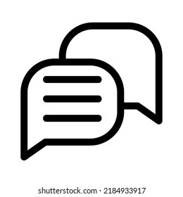 messaging icon or logo isolated sign symbol vector illustration - high quality black style vector icons
