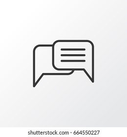 Messaging Icon Symbol. Premium Quality Isolated Chatting Element In Trendy Style.