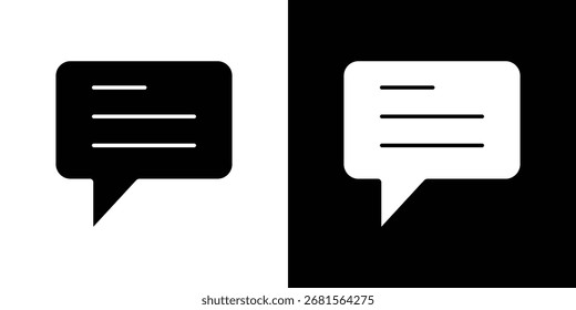 Messaging icon symbol for templates, web design and infographics