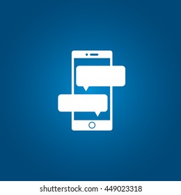 Messaging icon vector